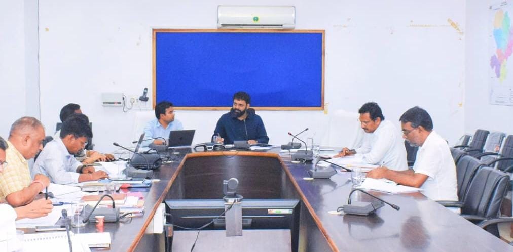 विकास कार्यों को समय सीमा में पूर्ण करें :कलेक्टर रोहित व्यास