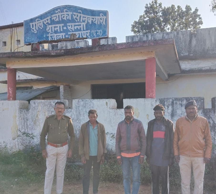 ऑपरेशन शंखनाद: गौवंश मांस के साथ तीन आरोपी गिरफ्तार, 7 किलो मांस जब्त