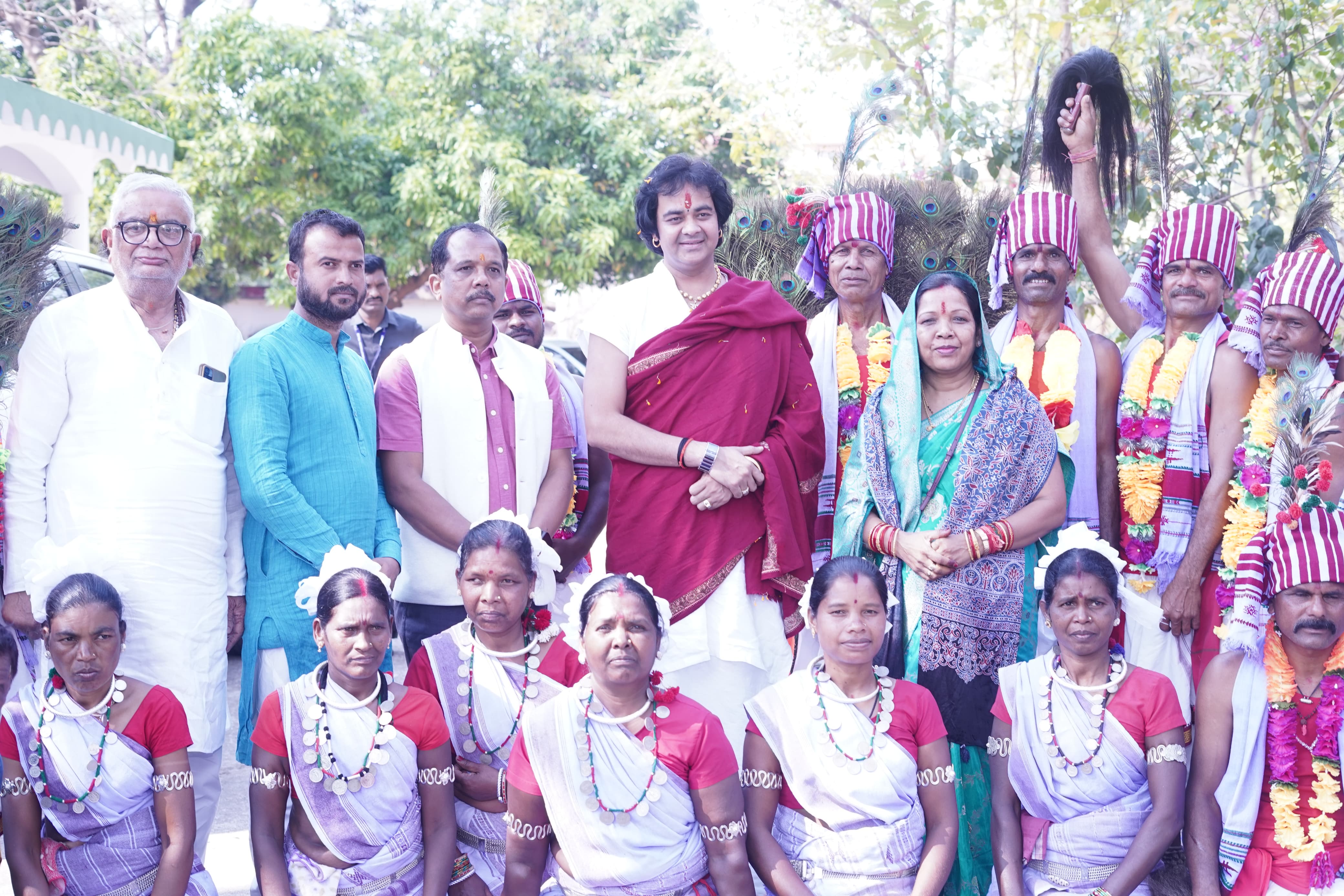 रामनाम की पावन रसधारा में डूबा कुनकुरी,श्रद्धेय चिन्मयानंद बापू के मुखारविंद से श्रीराम कथा महोत्सव का भव्य शुभारंभ।