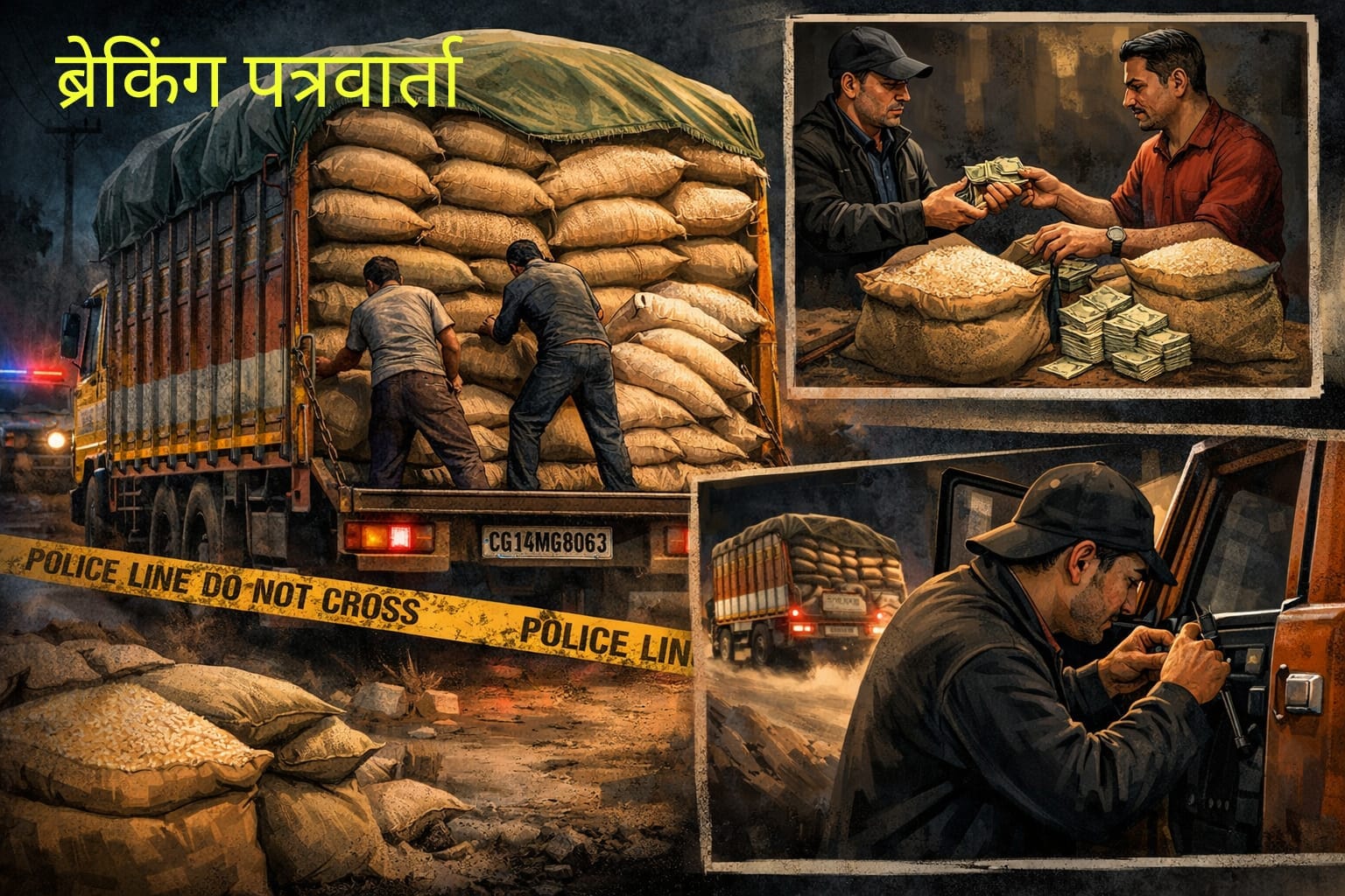 अवैध धान परिवहन में जप्त ट्रक रिलीज कर धान समेत हुआ गायब, मिथलेश साहु पर गंभीर आरोप, मालिक ने एसपी से लगाई गुहार।