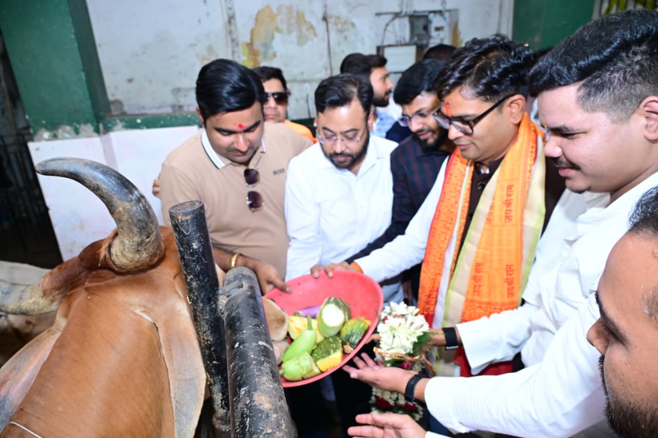 जन्मदिवस के अवसर पर वित्त मंत्री श्री ओपी चौधरी ने की गौ-सेवा, संरक्षण के प्रयासों को सराहा।